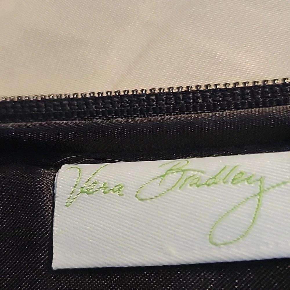 Vera Bradley Black and White Floral Laptop Sleeve